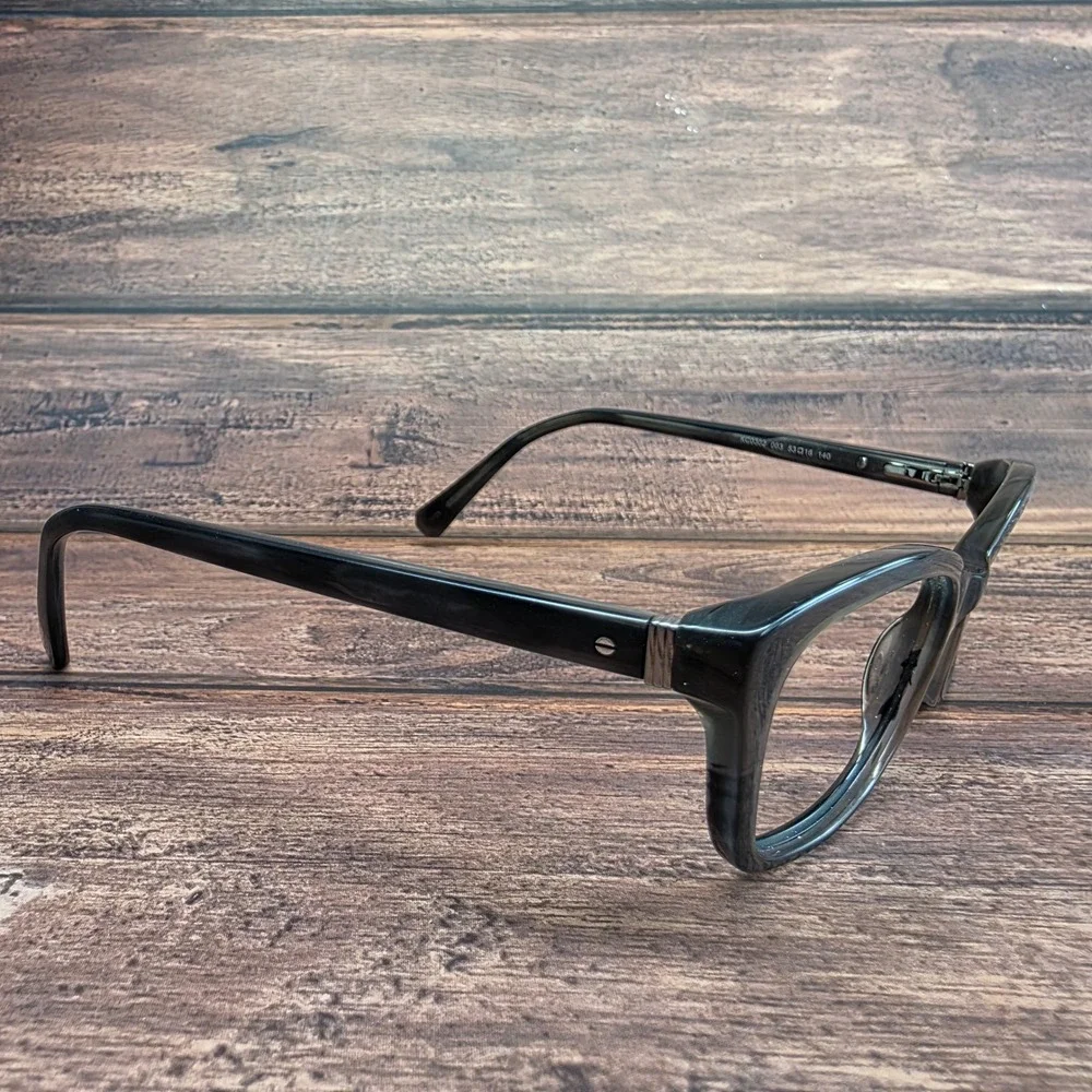 Kenneth Cole New York KC0302 003 Dark Grey Horn Cat Eye Eyeglasses 53-16-140